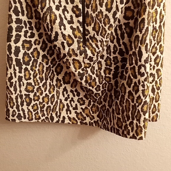 NEW Alice Olivia Boho Contemporary Size 10 Leopard Print Cream-Brown Colors B26 - Picture 3 of 16